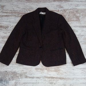 Vintage Adolfo Studio Multi Color Blazer Suit Top